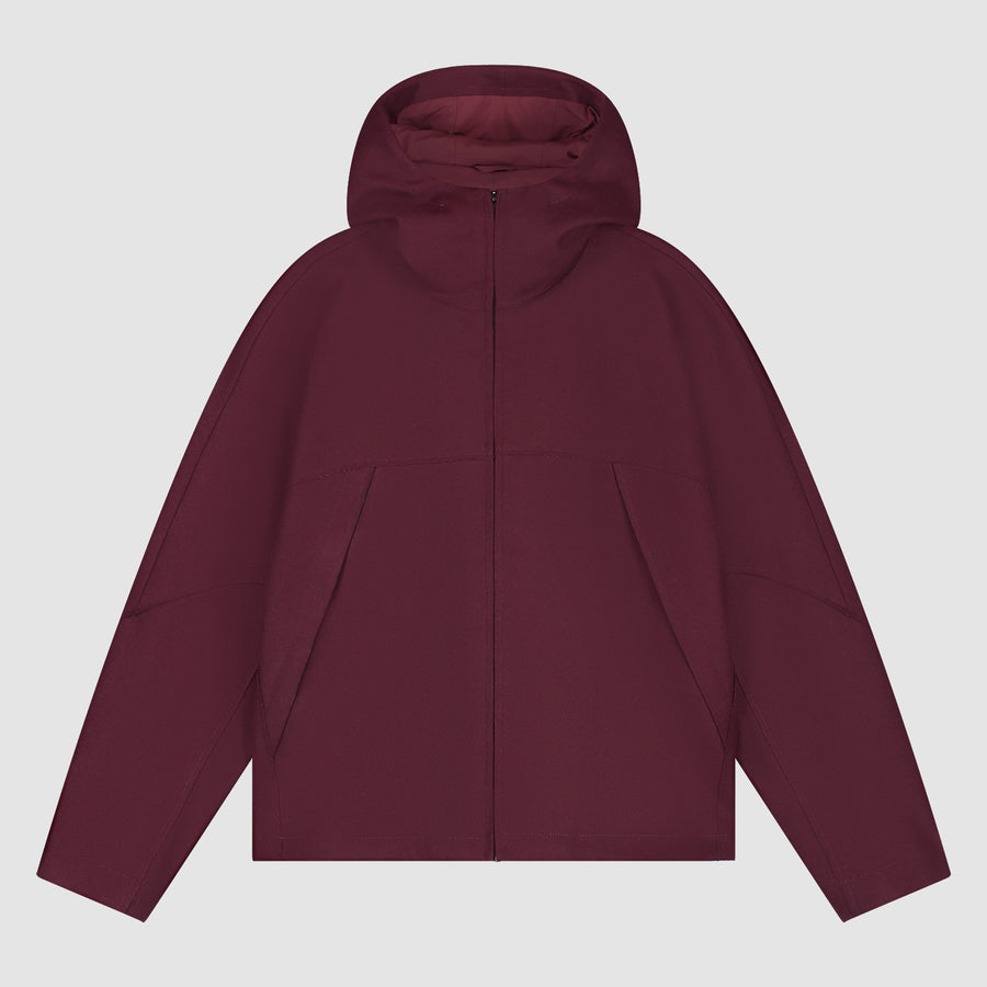 Technical Wool Jacket - Bordeaux