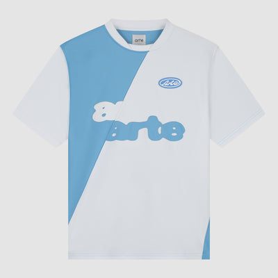 T-shirt de football - Bleu/Blanc
