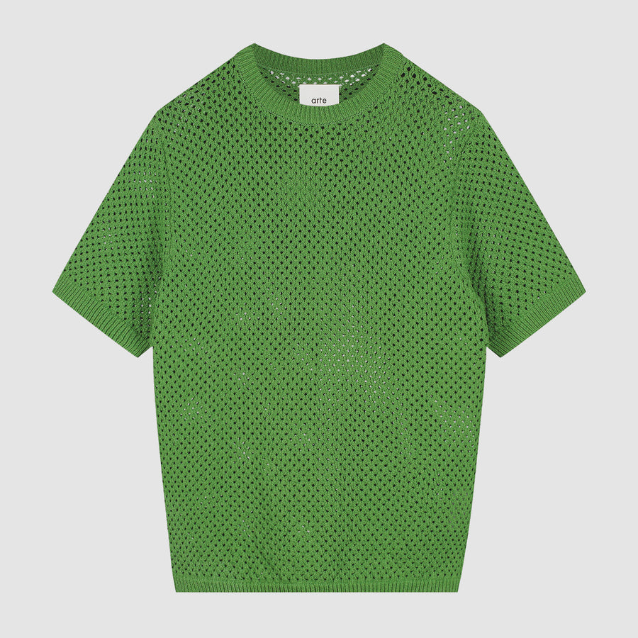 T-shirt au crochet - Vert