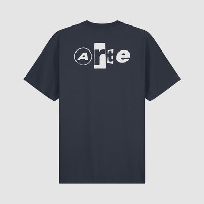 T-shirt Back Collage - Bleu marine