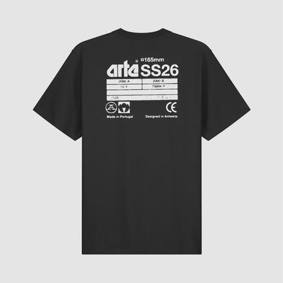 T-shirt SS26 Back - Noir