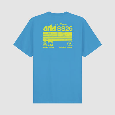 T-shirt SS26 Back - Bleu