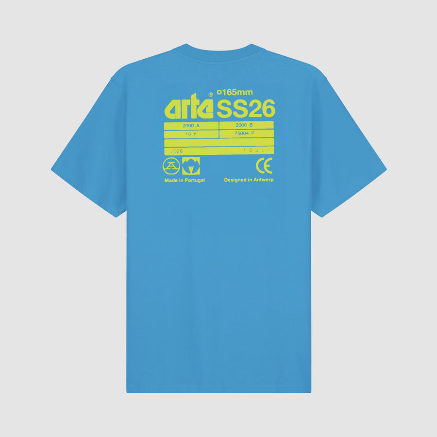 T-shirt SS26 Back - Bleu