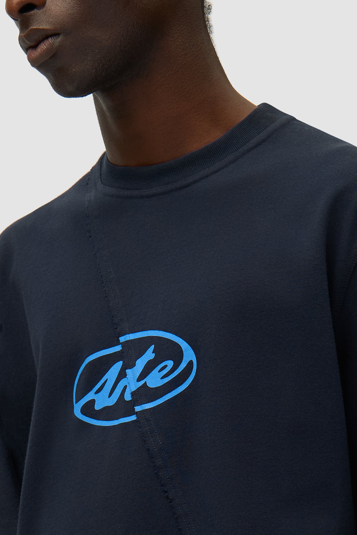 T-shirt avec logo cercle - Bleu marine