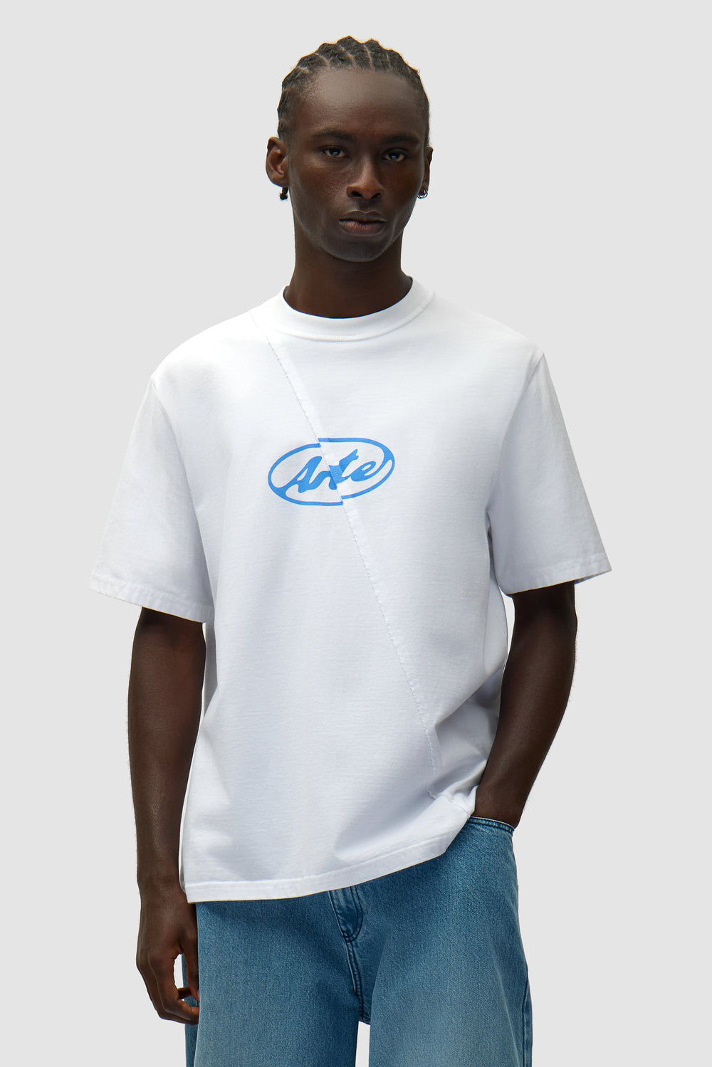 T-shirt avec logo cercle - Blanc