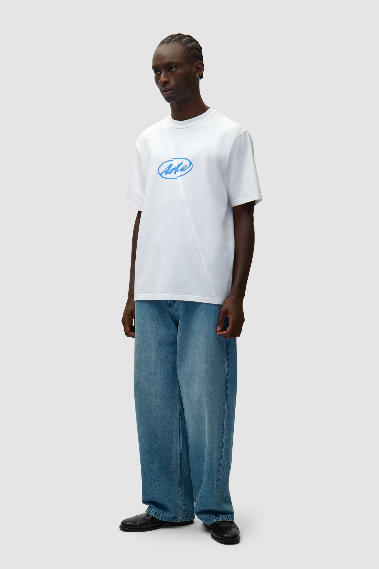 T-shirt avec logo cercle - Blanc