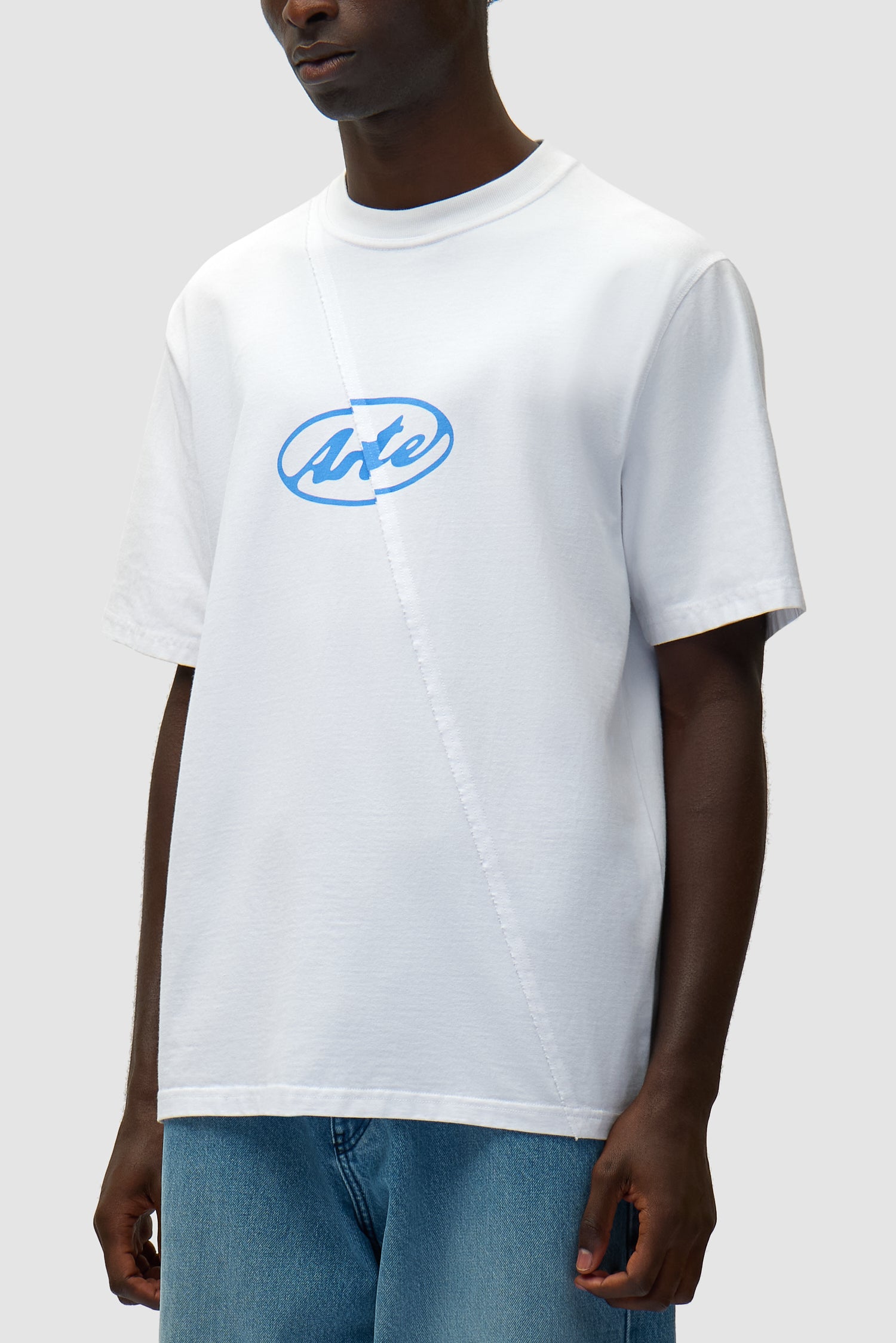 T-shirt avec logo cercle - Blanc