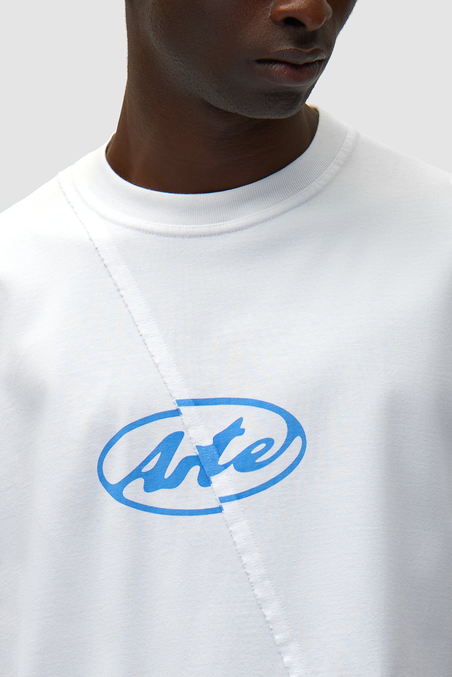 T-shirt avec logo cercle - Blanc