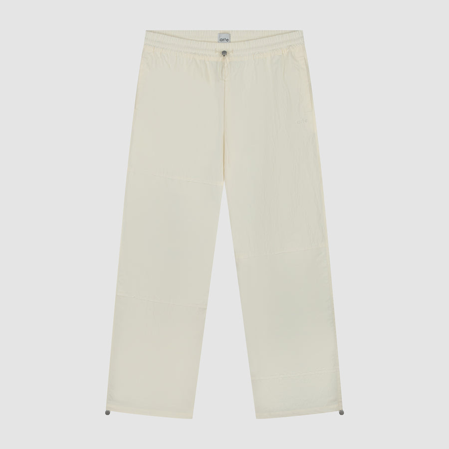 Squared Track Pants - Cream