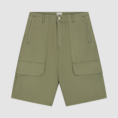 Short cargo en toile - Vert