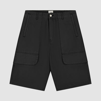 Short cargo en toile - Noir