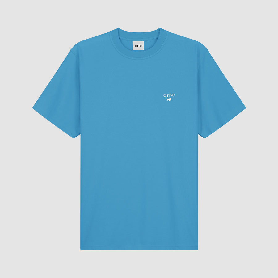 T-shirt avec logo cœur - Bleu