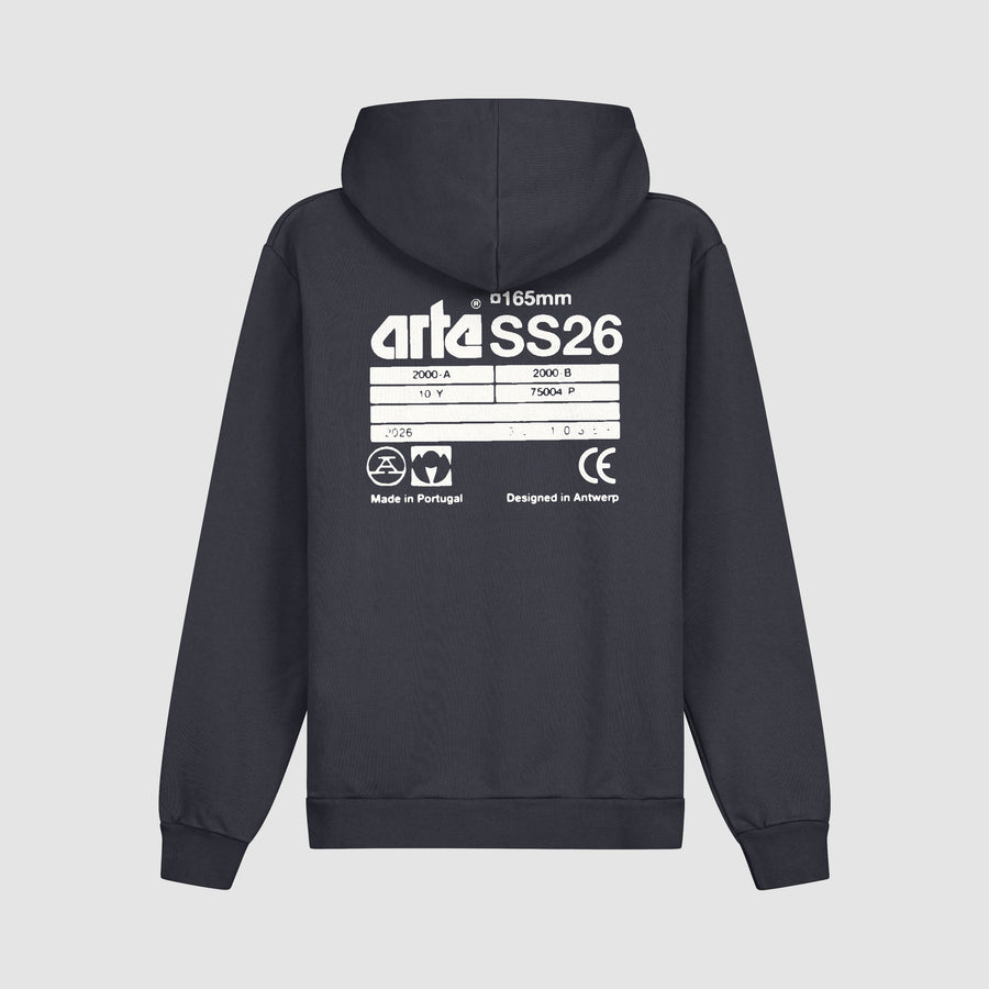Back SS26 Hoodie - Navy