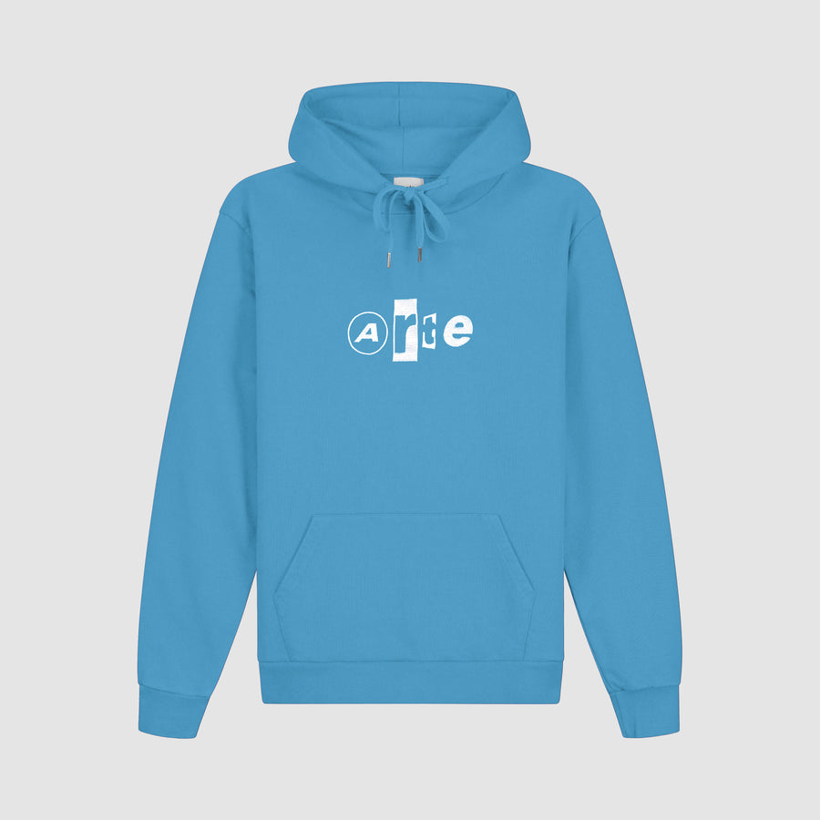 Collage Logo Hoodie - Blue