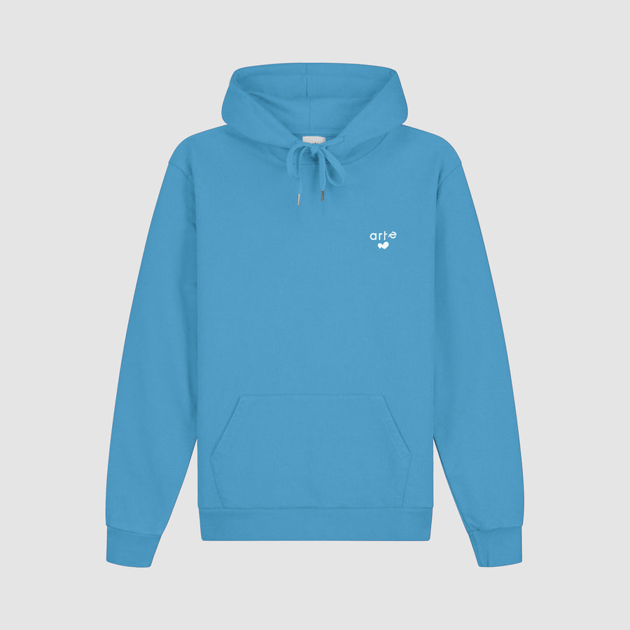 Heart Logo Hoodie - Blue