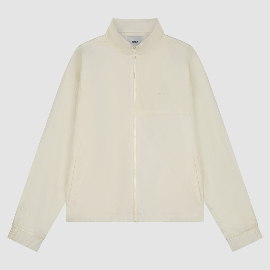 Squared Track Jacket - Cream