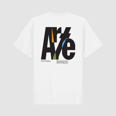T-shirt à grand logo dans le dos - Blanc