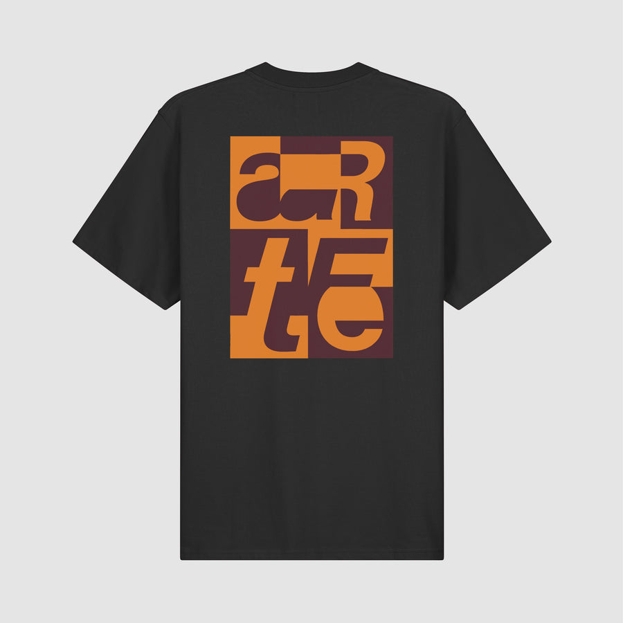 T-shirt graphique dos - Noir