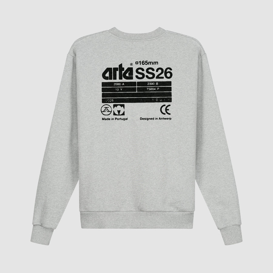 Back SS26 Crewneck - Grey