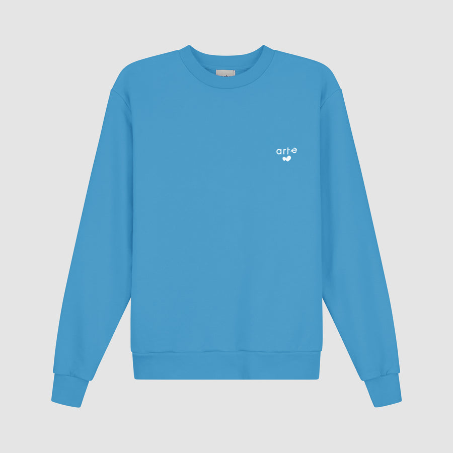Heart Logo Crewneck - Blue