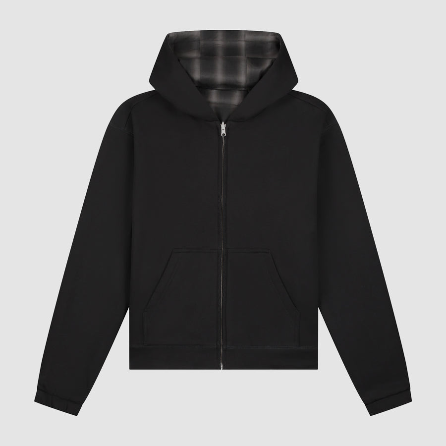 Reversible Fleece Jacket - Black