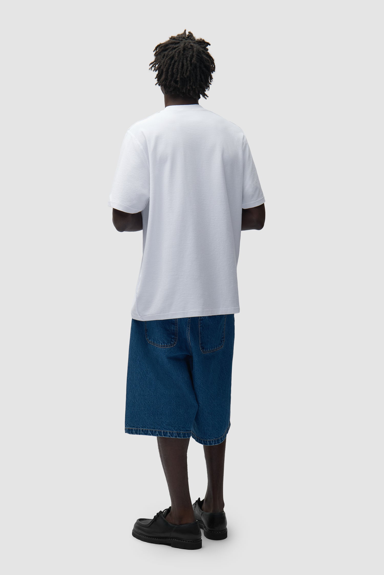 T-shirt à étiquette réversible - Blanc