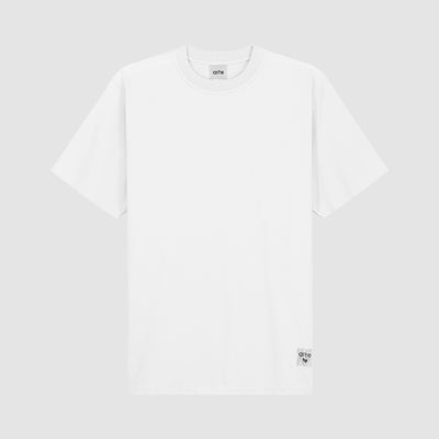 T-shirt à étiquette réversible - Blanc