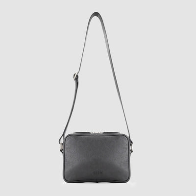 Sac Baka en cuir - Noir