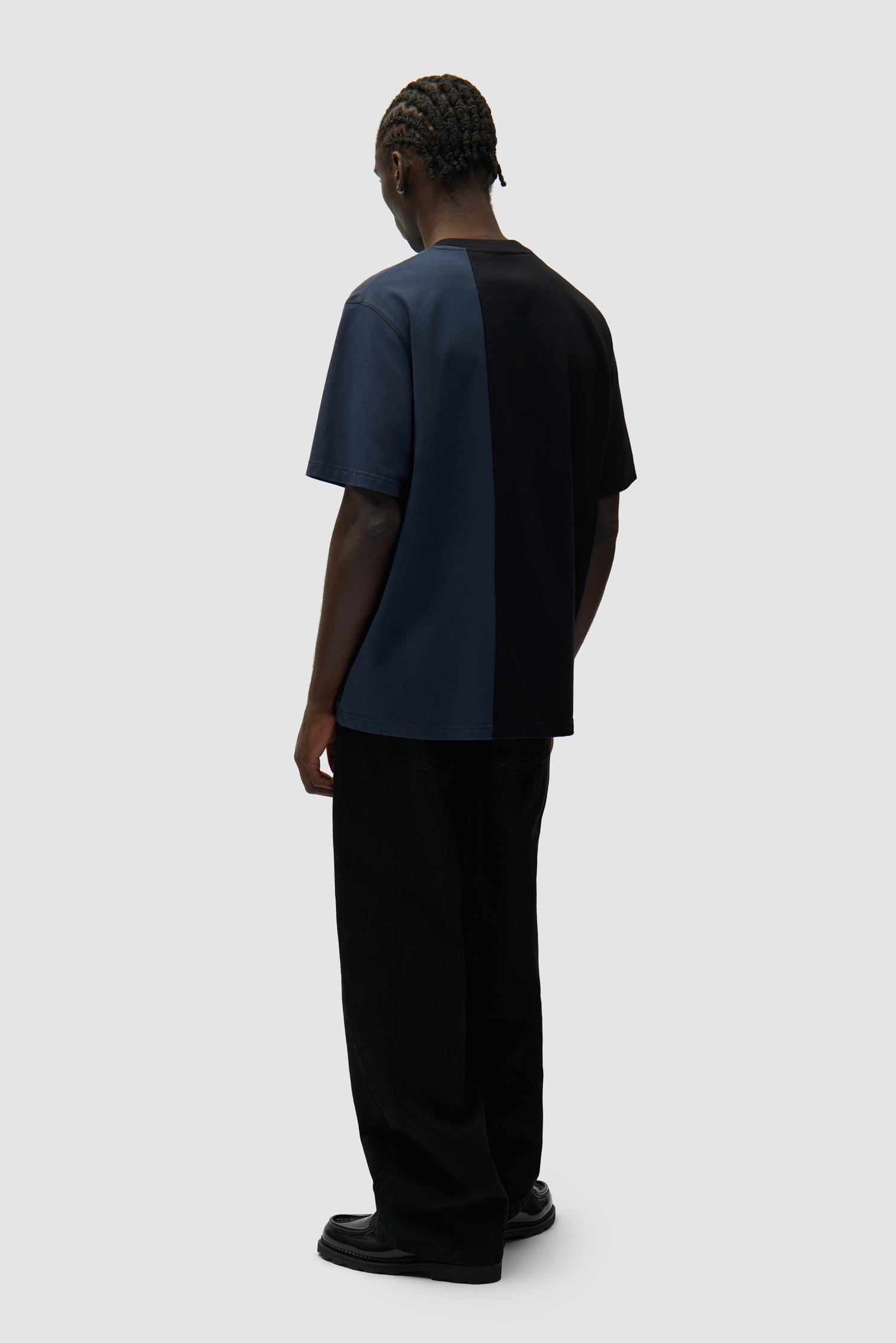 Pantalon à poche avec logo circulaire - Noir