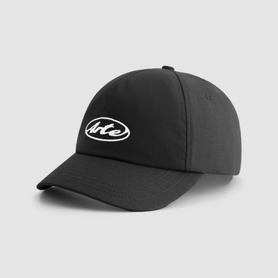 Casquette à logo rond - Noir