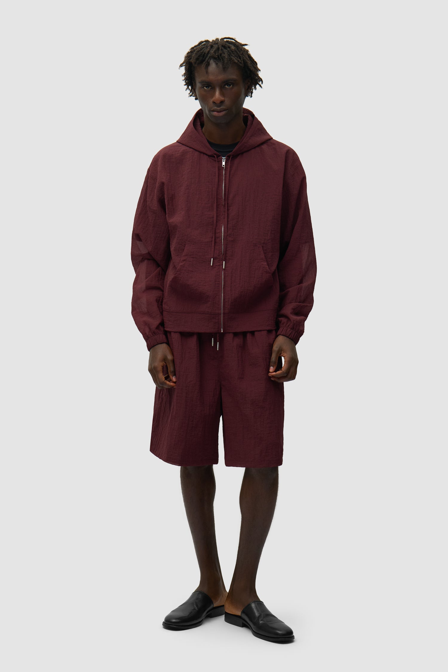 Veste en maille - Bordeaux