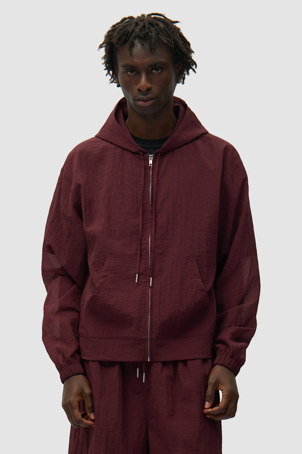 Veste en maille - Bordeaux