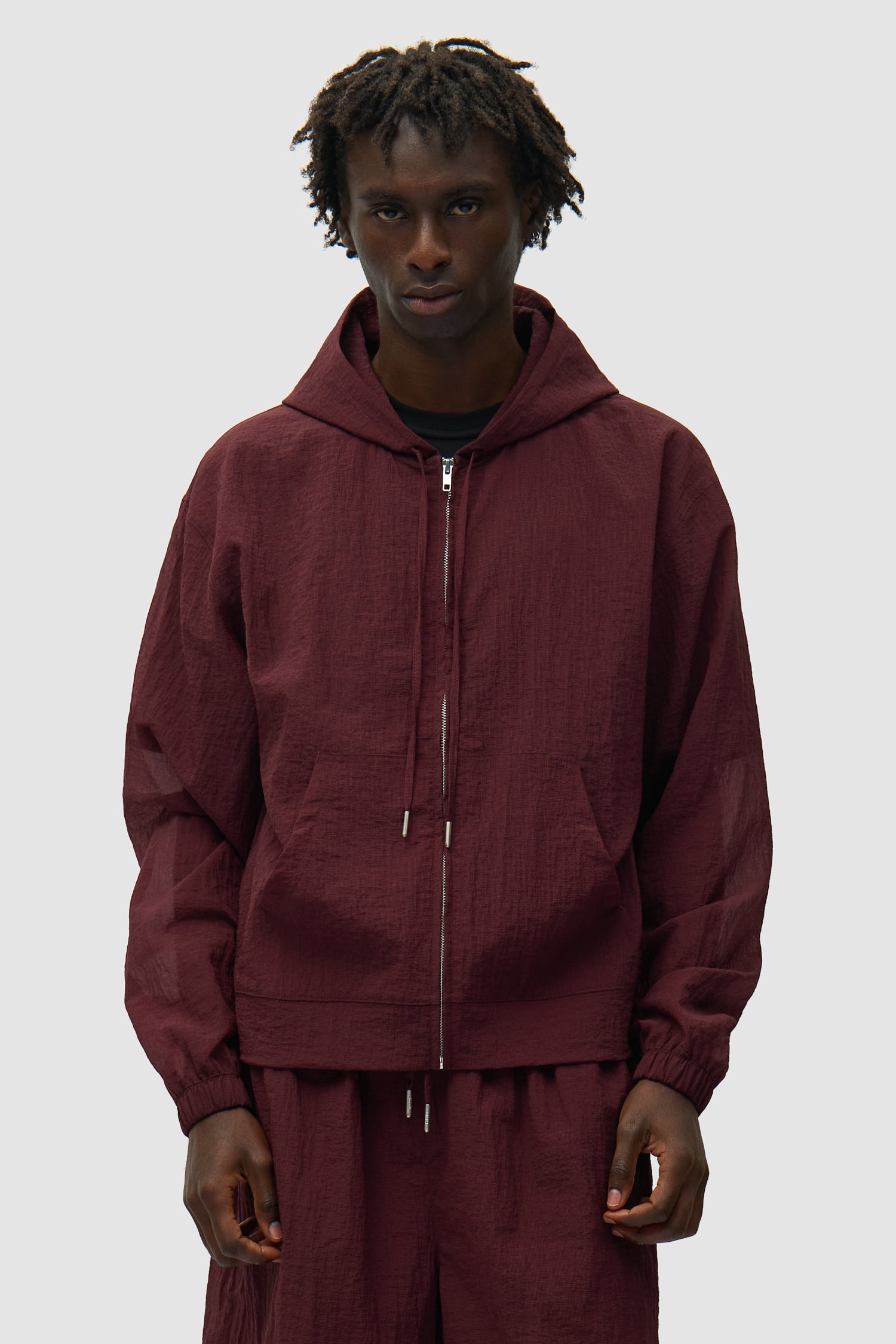 Veste en maille - Bordeaux