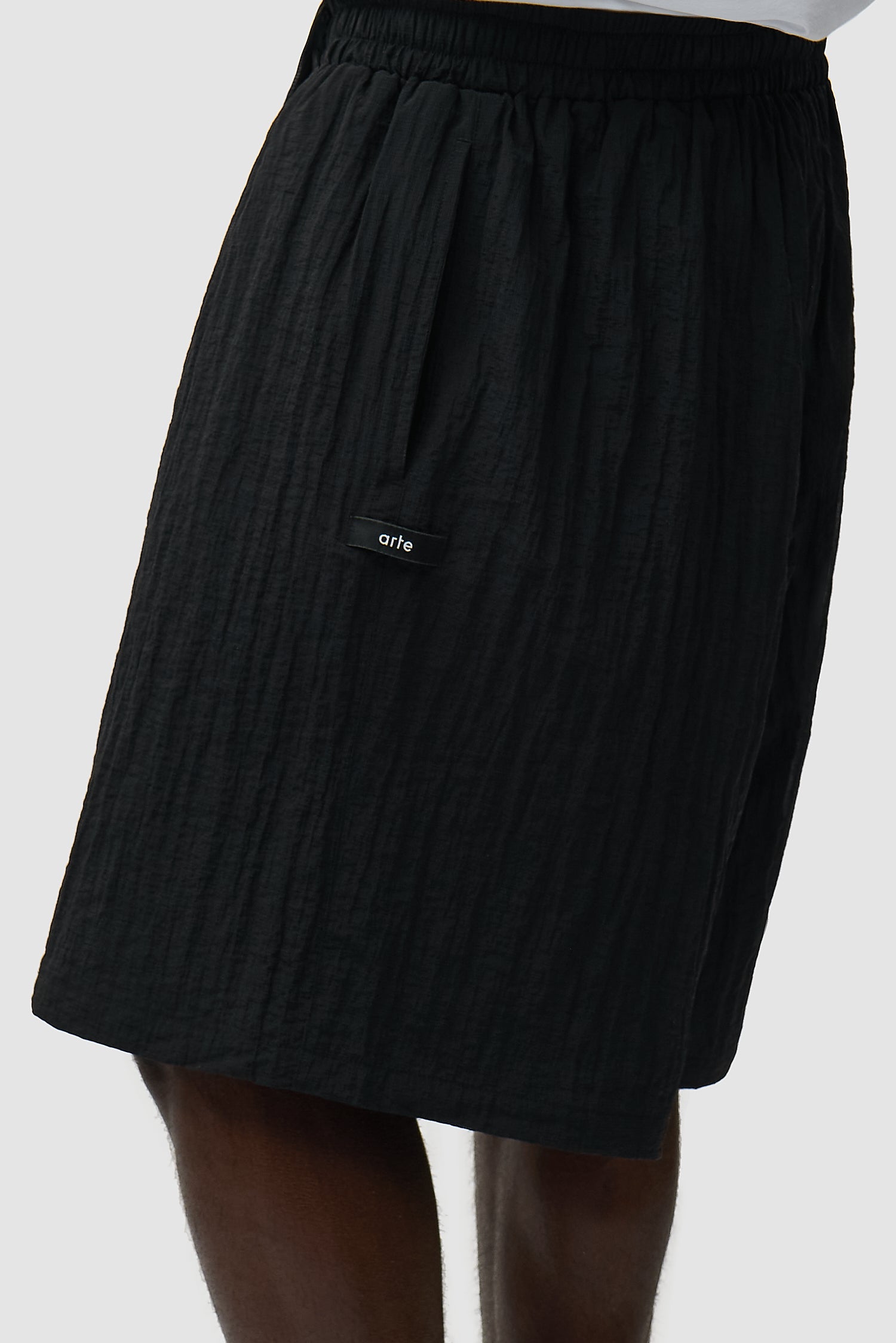 Short en maille - Noir