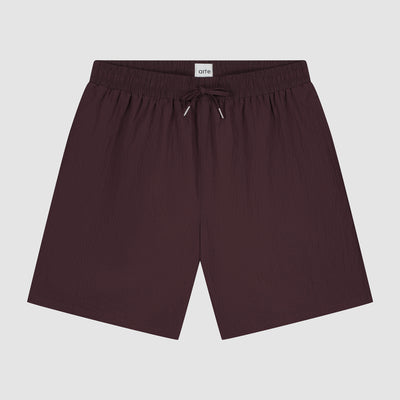 Short en maille - Bordeaux