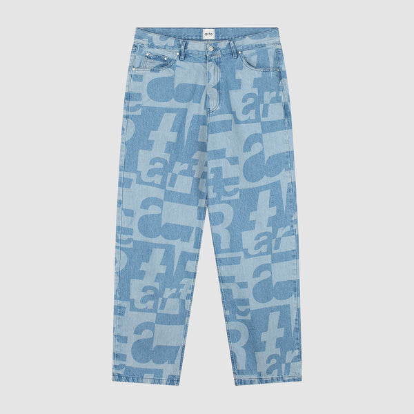 Denim Allover Pants - Raw Denim – Arte Antwerp