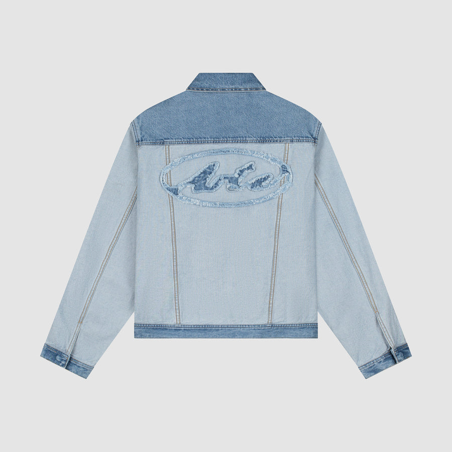 Veste en denim Inside/Out - Denim Bleach