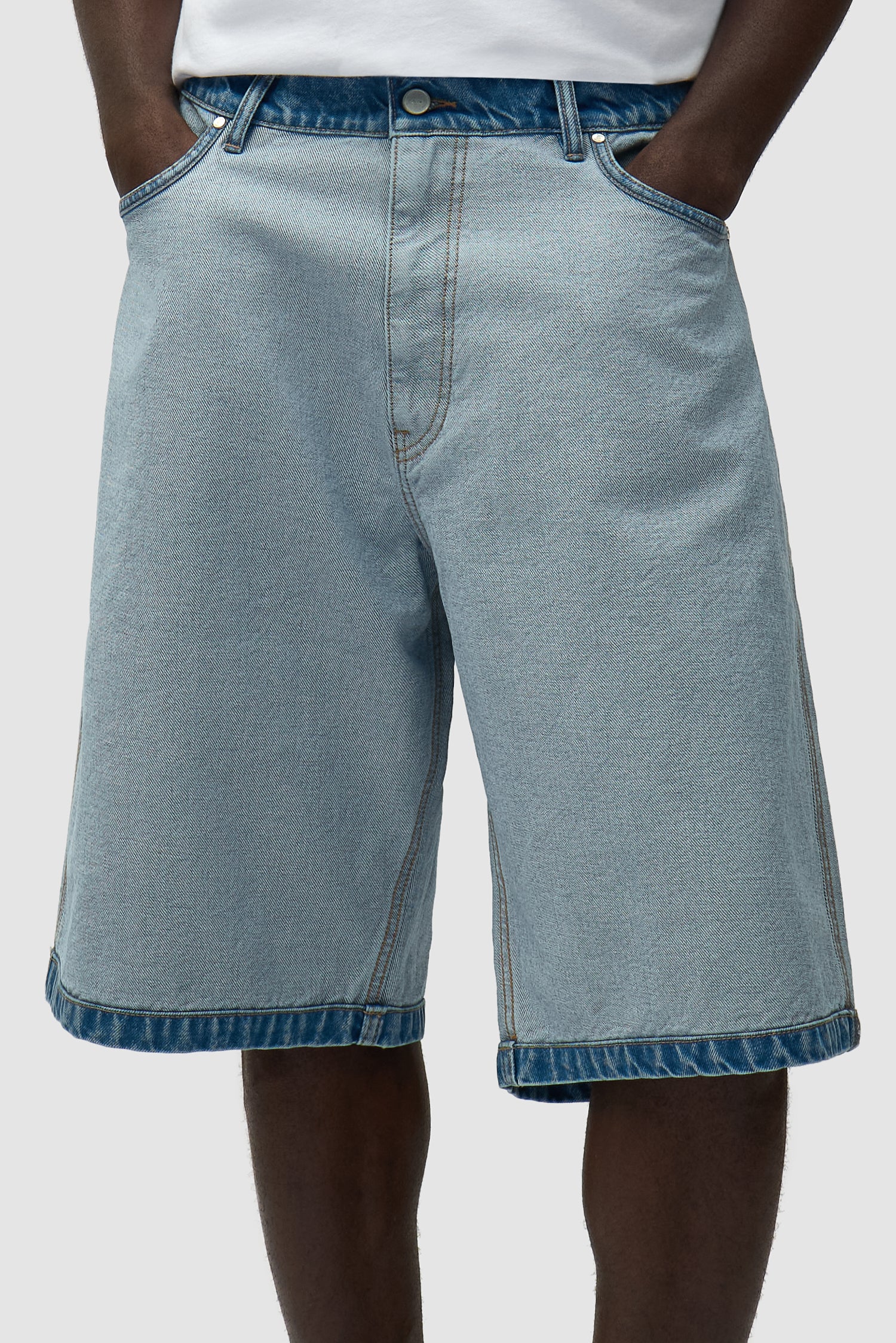 Short en jean Inside/Out - Denim Bleach