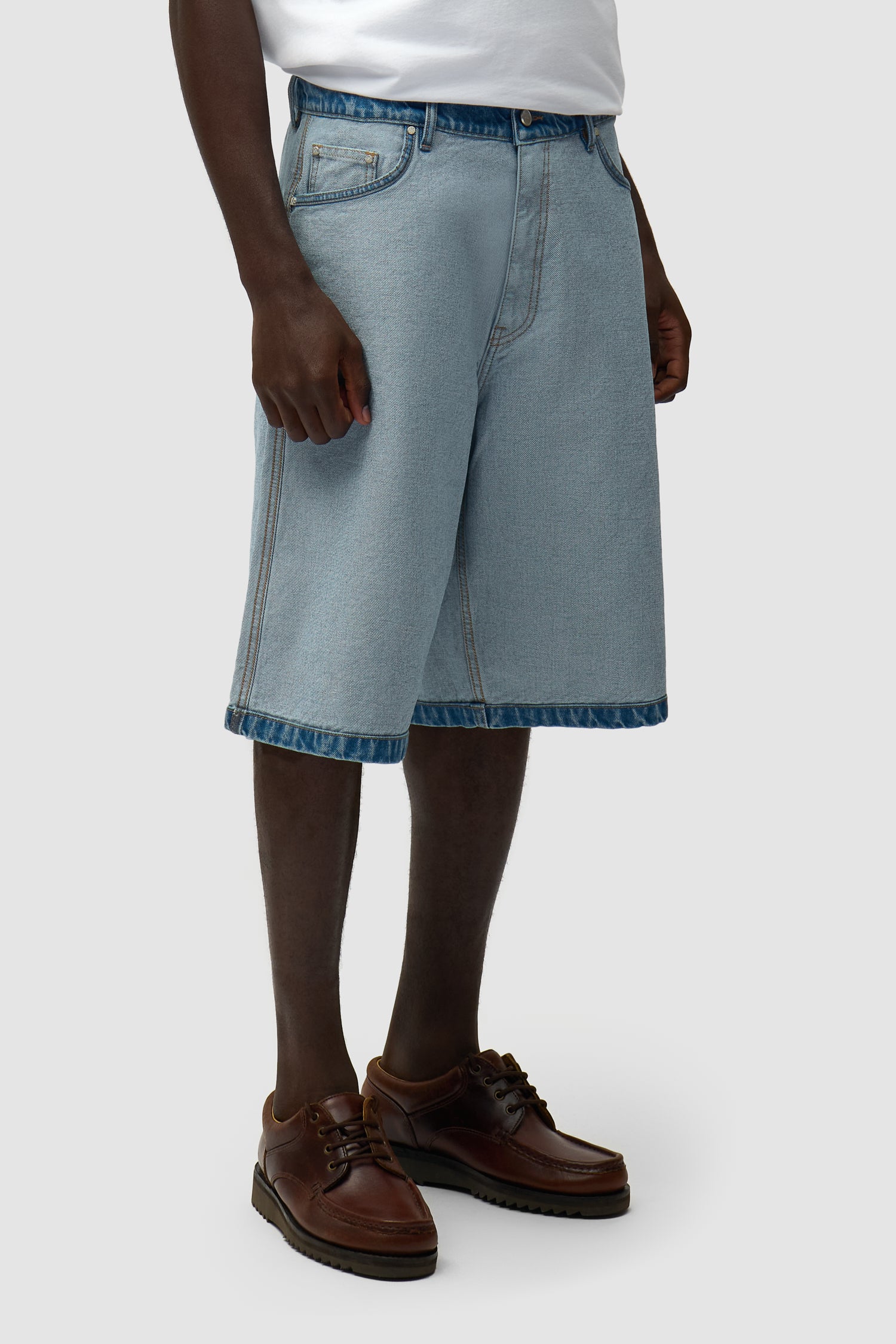 Short en jean Inside/Out - Denim Bleach