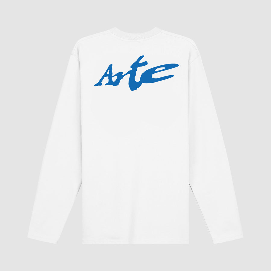 Warp Logo Longsleeve - White