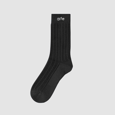 Line Socks - Black