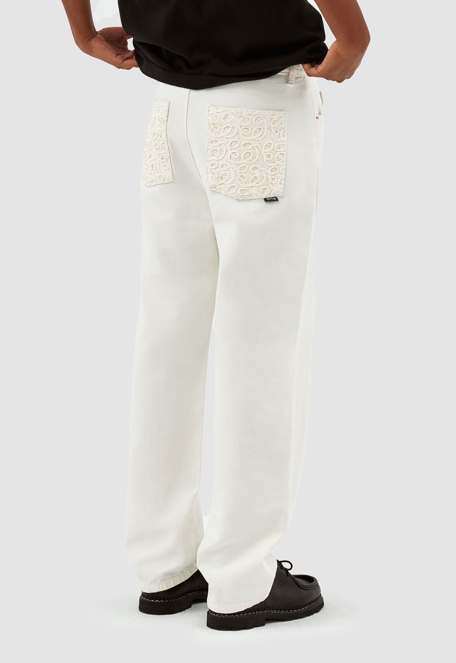 Joshua Detail Pants - Cream