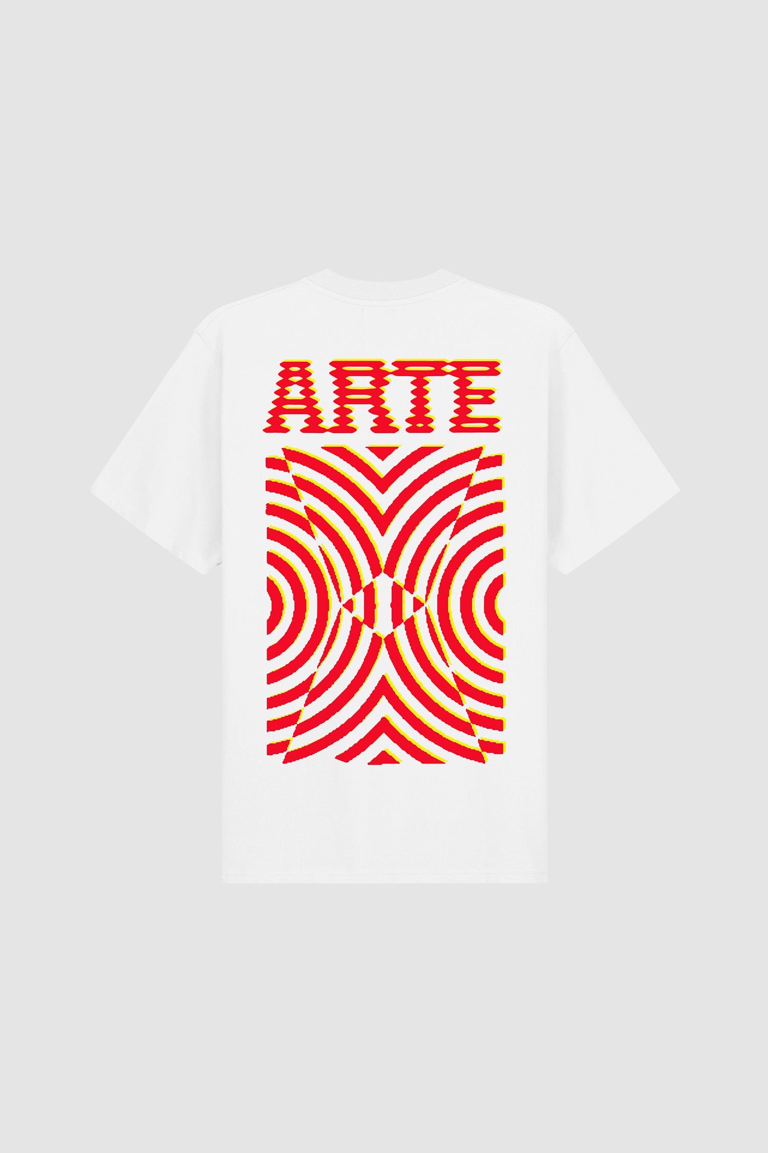 Mural Back Print T-shirt - White