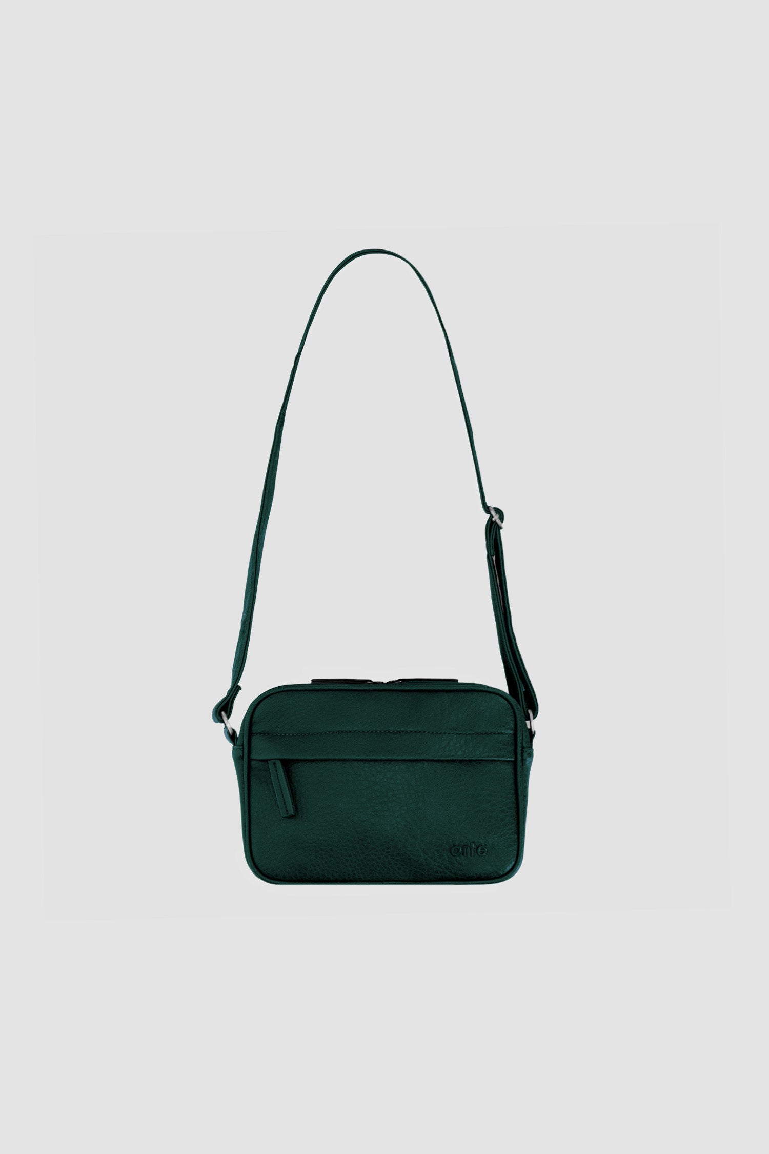 Texture Leather Bag - Green