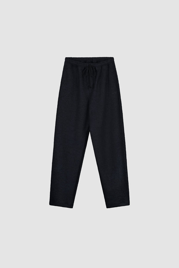 Boiled Wool Pants in Navy, front view