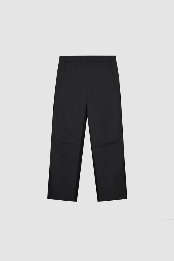 Wool Technical Pants in Black, front view