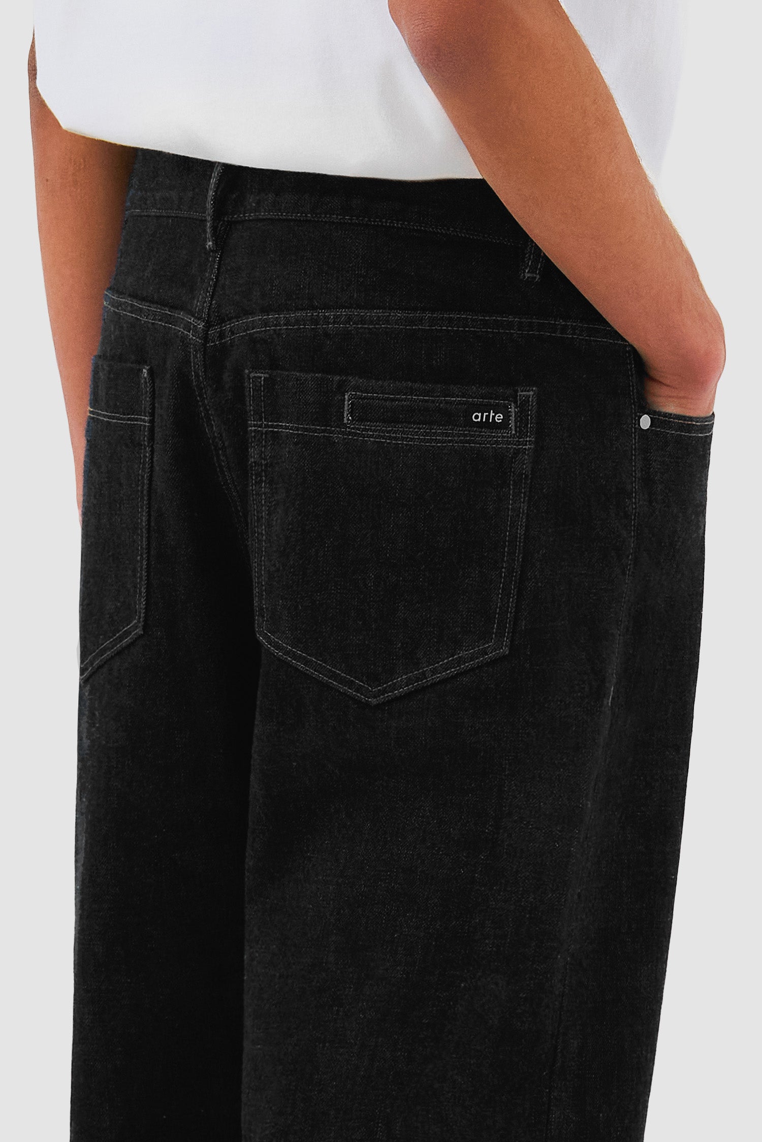 Pantalon en denim - Noir