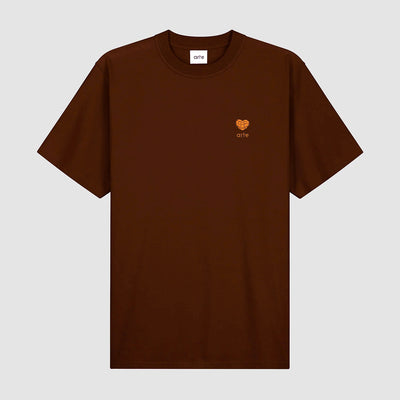 Heart Logo T-shirt - Brown