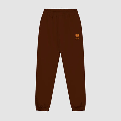 Pantalon de survêtement Heart Flower - Marron