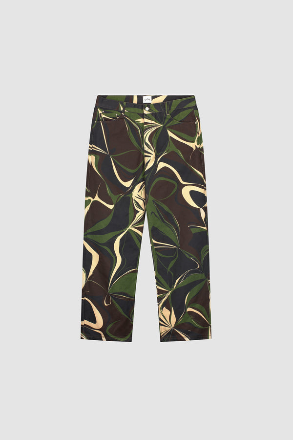 Camo Pants in Camo, front view